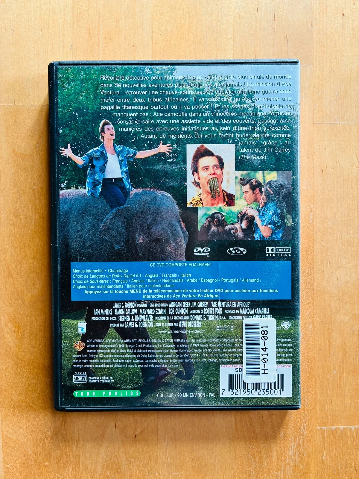 DVD Ace Ventura in Afrika Jim Carrey. – photo 3